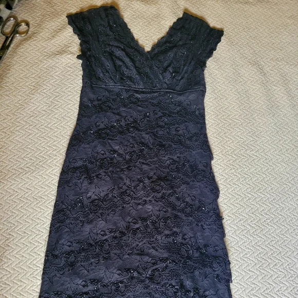 chinese dress ladies Off Shoulder Black Lace Fitted Dress  Dream Closet Couture
